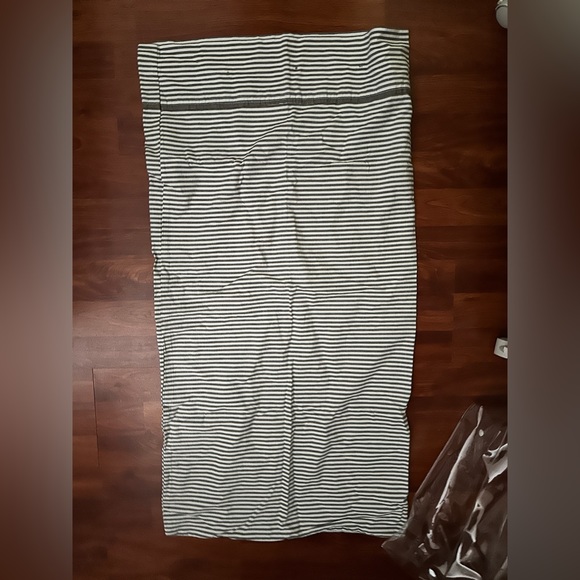 Queen Sized Grey Striped Duvet and Pillow Set - Ikea - Picture 1 of 4